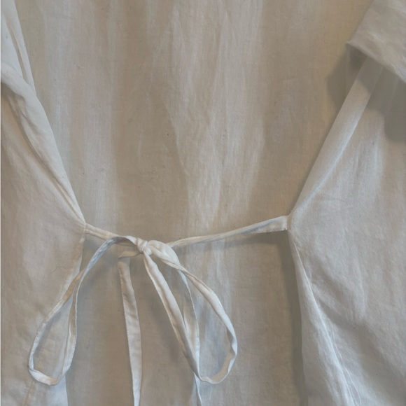 Krista Larson White Button Down Shirt for Women - Picture 7 of 7